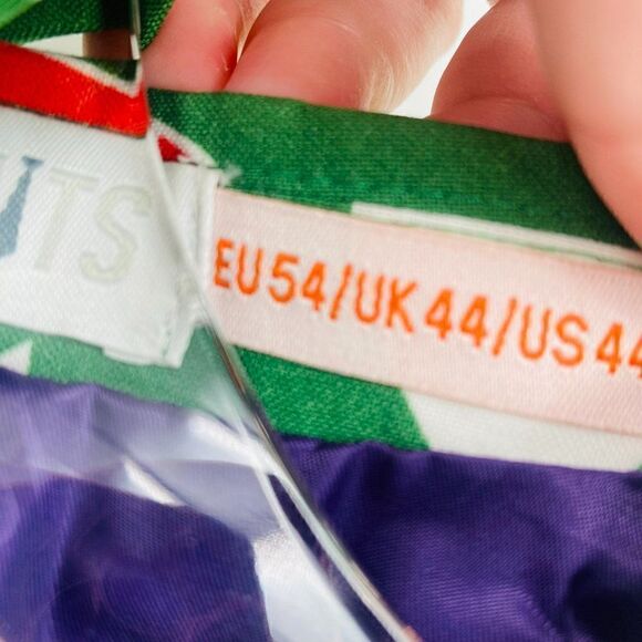 OppoSuits Size 44 Green Santa Boss Summer Suit Festive Holiday 3-Piece Outfit - Picture 9 of 16